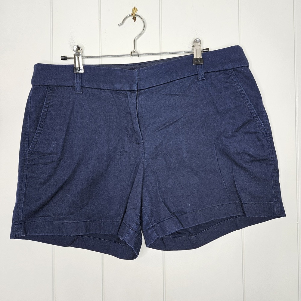 J. Crew‎ Women's Shorts Size 10 Navy Blue